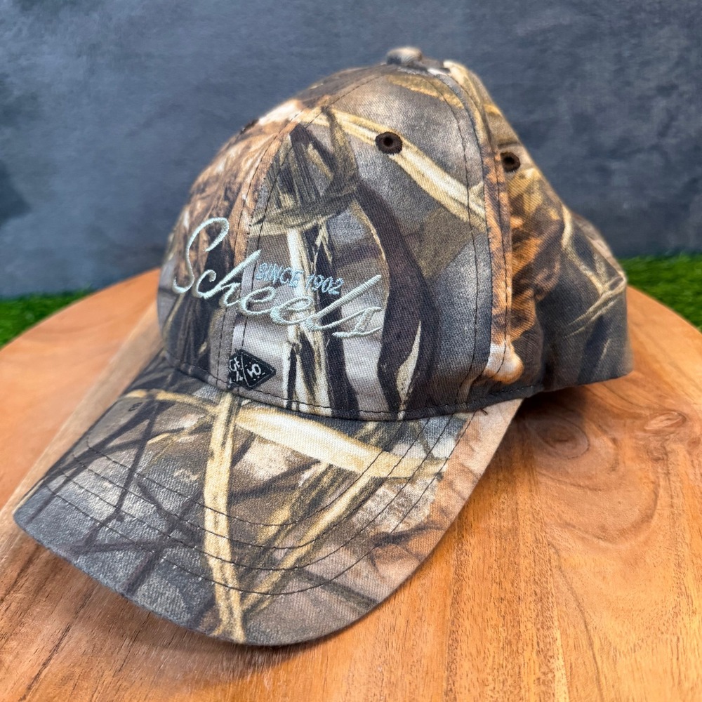 Scheels Since 1902 Camouflage Hat Mens One Size Fits All Adjustable Embroidered
